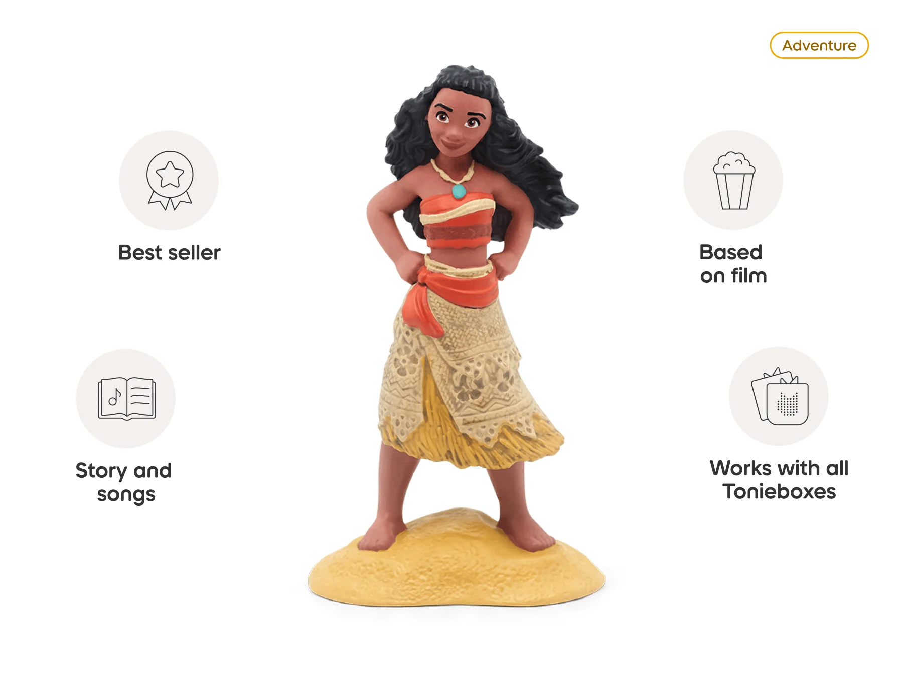 Disney Moana Toniebox 2 Starter Set - Cloud Pink - Image 8