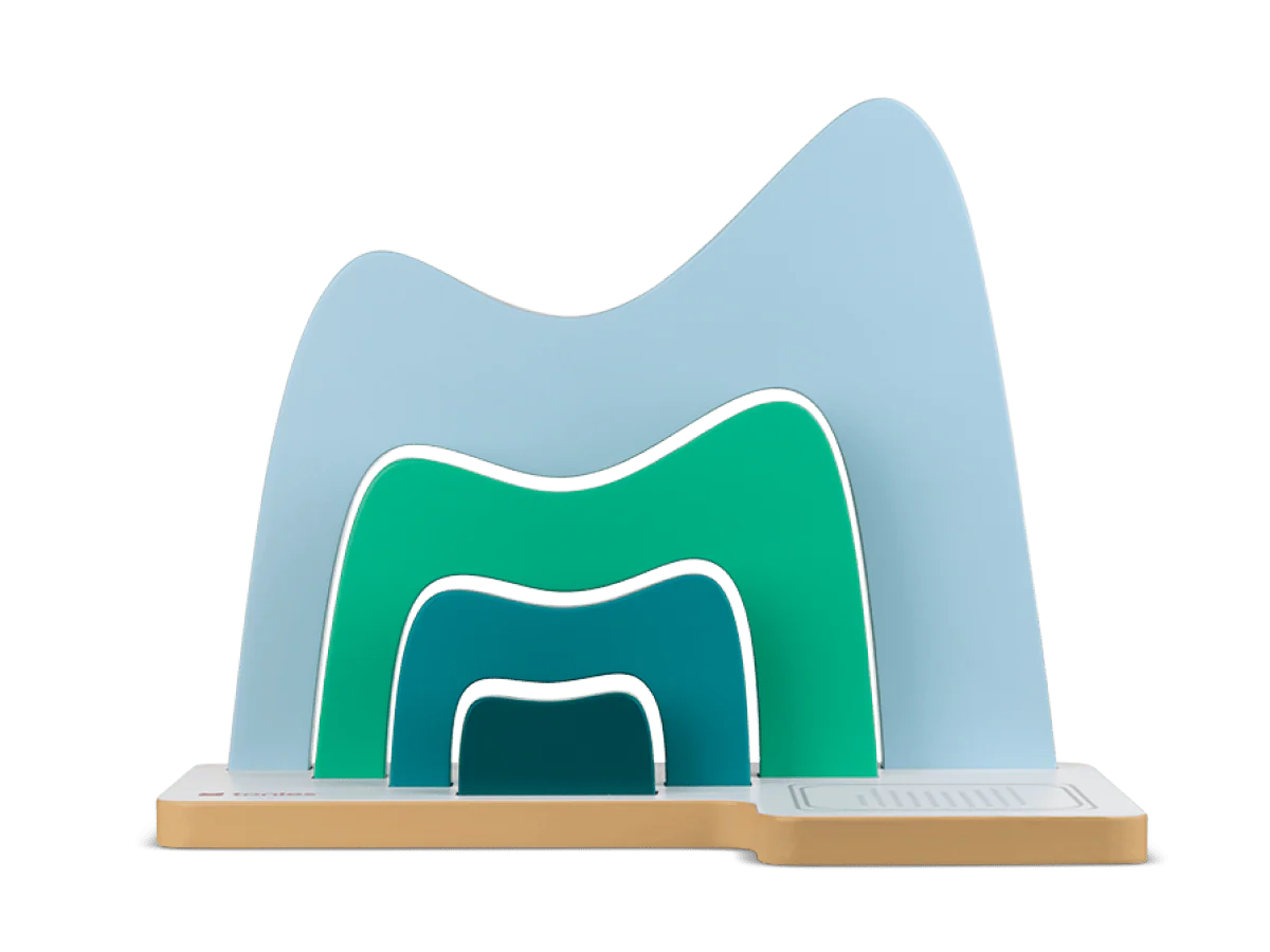Large Tabletop Shelf: Mountain - Image 9